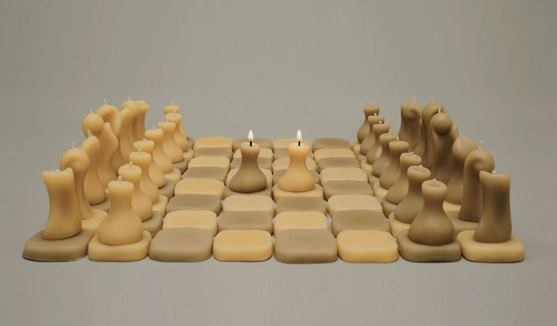 FAUM’s Candle Chess Set Takes the Classic Game to a Fiery New Level